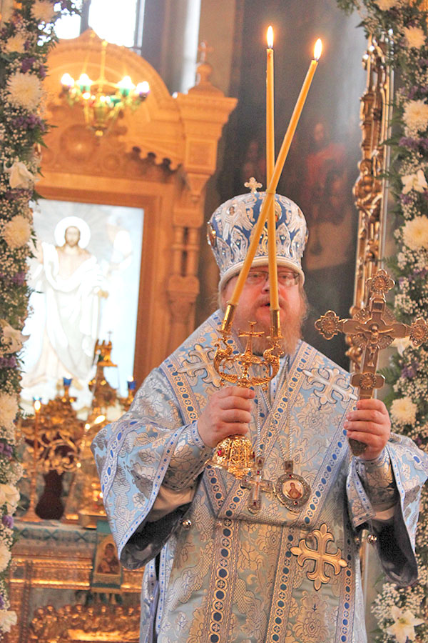 Владыка Тихон Подольский в престольный праздник