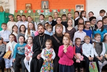 Пасхальный праздник в детской Воскресной школе.